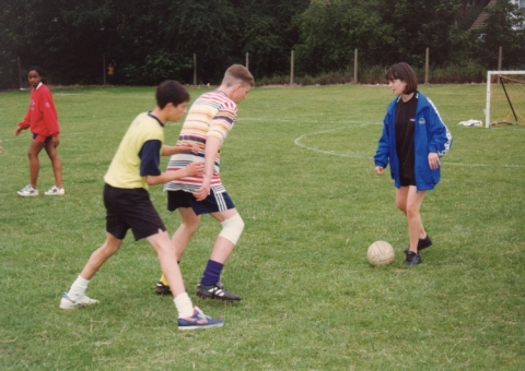 Boys V Girls Football Match