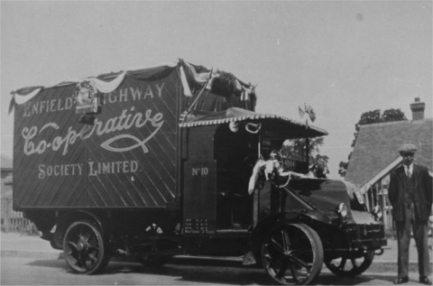 Co-op solid tyred lorry No10