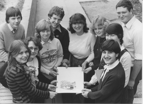 Student designs for a card